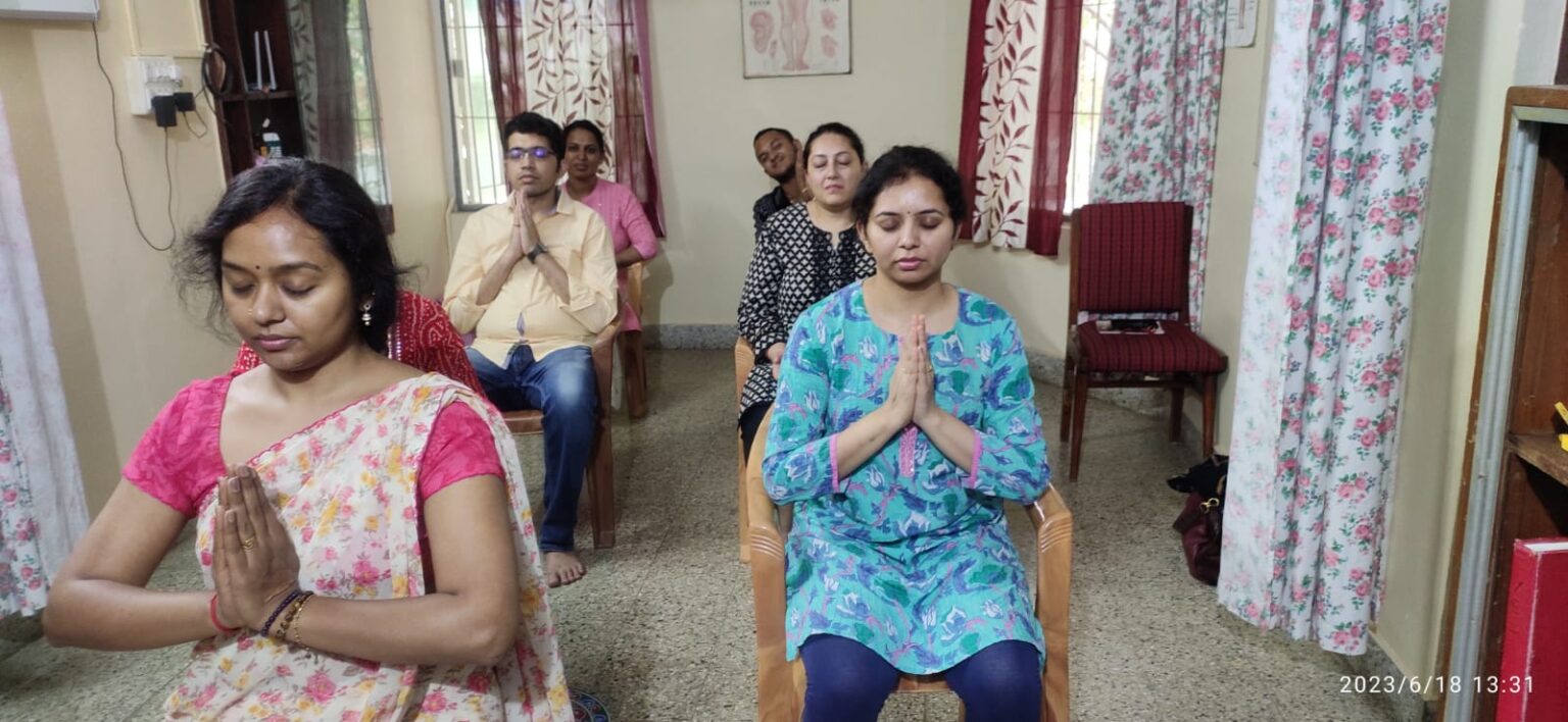 Participants from the Reiki workshop conducted on June 18 2023 by Smt Padma Srinivasan and Dr Latha Murli